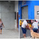 El hecho se produjo fuera de un local comercial. Ciudadanos intentaron ayudar a la víctima.