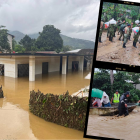 Las intensas lluvias en la provincia de Zamora Chinchipe, desde hace varios días, han provocado graves daños