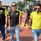 Matías Oyola (d) fue candidato a la presidencia de Barcelona junto a su binomio Munir Massuh (c)