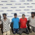 Los detenidos fueron llevados a la comandancia de policía de Machala.