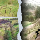 Hundimientos, grietas y un deslizamiento ponen en riesgo cultivos, y viviendas