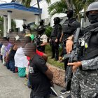 Un grupo de criminales detenidos fueron presentados en la comandancia de la Zona 8.