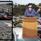 Vehículos retenidos en los patios de la ATM, próximos a ser subastados.