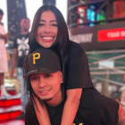 Mayita Arizaga y su pareja Bismar Reyes