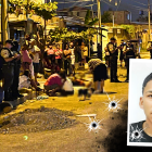 El cuerpo quedó sobre la calzada y fue cubierto con una sábana blanca.