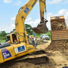 Ya comenzó la construcción de las vías de acceso al Quinto Puente.