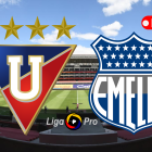 Liga de Quito recibe a Emelec por la vigésima jornada de la LigaPro Ecuabet 2025.