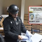 El Ministro del Interio, John Reimberg denunció el registro de la propiedad que había sido incautada en Manta.