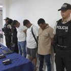 Los aprehendidos fueron llevados hacia una unidad judicial, para la audiencia respectiva.