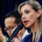 La alcaldesa de Manta, Marciana Valdivieso.