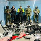 Las autopartes halladas fueron llevadas a la Policía Judicial como evidencia.