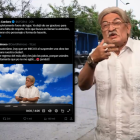 David Reinoso volvió a parodiar al desaparecido León Febres-Cordero y la hija de este último reaccionó.