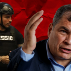 Rafael Correa responde con sarcasmo a acusaciones de Daniel Salcedo.