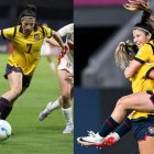 Emily Arias delantera de Ecuador que actua en el América de Brasil.