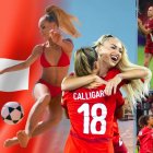 Alisha Lehmann es una de las atacantes de la selección de Suiza.