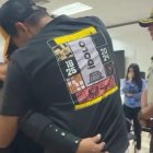 La mujer se reencontró con sus familiares la noche del viernes.