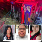 Agentes de la CTE realizan pericias para conocer circunstancias del accidente en el cual fallecieron tres personas.