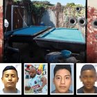 Familiares de Ángel Montaguano lo despidieron entre lágrimas, música y juegos pirotécnicos.