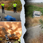 Los cuerpos de Javier Ballesteros Alegría, de 21 años, y de Jordan Huala Macías, quien registra antecedentes, son investigados por la Policía.