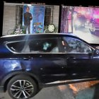 El  vehiculo que conducia Èdison Diaz.