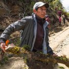 La zona de Morogacho, donde ocurrió el deslizamiento, en Patate, Tungurahua, se convirtió en un reto técnico y humano para los equipos de emergencia.