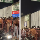 Hubo problemas a la entrada del Burguer Show 2025.