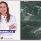En estos vehículos presuntamente se movilizaban los sospechosos que seguían, al parecer, a la secretaria técnica de Inmobiliar, Elecktra Enríquez.