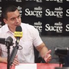 Daniel Noboa, presidente del Ecuador, en diálogo radial este 28 de julio.