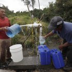 En El Garrochal, los vecinos se organizaron para que el agua llegue a todos.