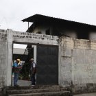 Las paredes del Departamento de Consejería Estudiantil quedaron con manchas, causadas por el fuego