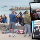 Los familiares de las víctimas protagonizaron escenas estremecedoras.