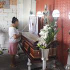 Familiares de Anthony Muñoz velan al joven, de 21 años.