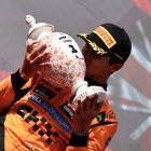 Lando Norris celebró eufórico un Gran Premio de Hungría que lo acercan aún más al liderato del Mundial.