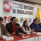 Dirigentes del FUT y organizaciones sociales convocan a marcha nacional desde Quito.