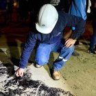 El personal técnico de Petroecuador acudió hasta el lugar del suceso