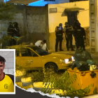 En la parte trasera quedaron los cuerpos de Julio Meza y el menor de edad.