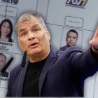 El expresidente mostró imágenes con las supuestas pruebas del fraude.