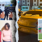 Los adultos ‘echaron al agua ‘ al adolescente. La policía analiza la evidencias halladas en un carro.