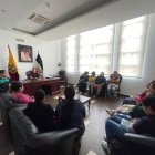 Familiares de los desaparecidos se reunieron con el gobernador de Los Ríos.