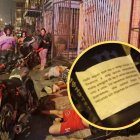 Un panfleto con amenazas se halló junto a los cuerpos.