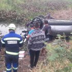 Así quedó el vehículo accidentado.