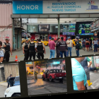 Dos agentes de transito fueron asesinados en Manta, este jueves 14 de agosto.