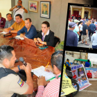 El jueves, familiares de los cinco obreros desaparecidos se reunieron con diferentes autoridades de la ciudad y provincia de Los Ríos.