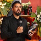 El exjugador de Emelec, Cristhian Noboa, hizo el lanzamiento de El Café del Zar.