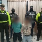 Dos adultos con antecedentes penales fueron detenidos en Sauces Norte en Loja.