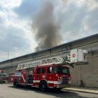 Incendio se registró en la vía a Daule.