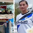 Nicole Chisag Guamán alcanzó su meta de ser policía hace tres años.