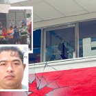 Los delincuentes rompieron los vidrios de la puerta y ventanas con un combo.