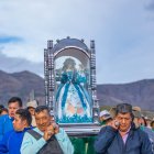 Este miércoles 20 de agosto se hizo el recorrido final con la imagen de la Virgen de El Cisne desde Catamayo.