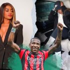 Irina Carabalí y su clase en Milan. Es la esposa y fans número 1 de Pervis Estupinán.